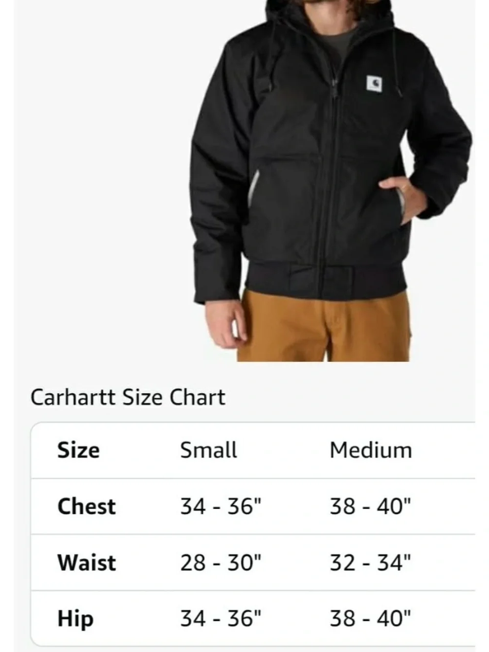 Carhartt Men’s Yukon Extremes Loose Fit Insulated Active Jacket size S NWOT